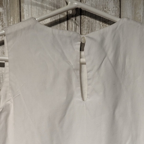 Carter's girls white with floral print size 4t knee length a line dress - Picture 5 of 5